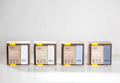 Crew混合乳膠漆 以包裝設計賦能品牌，打造家居煥新體驗