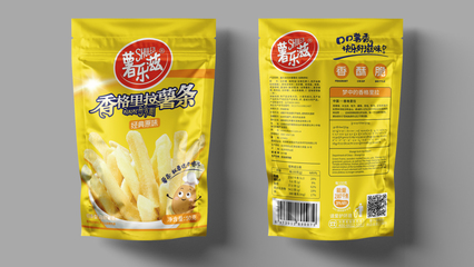 薯樂(lè)滋薯?xiàng)l品牌包裝設(shè)計(jì) 讓美味在指尖躍動(dòng)